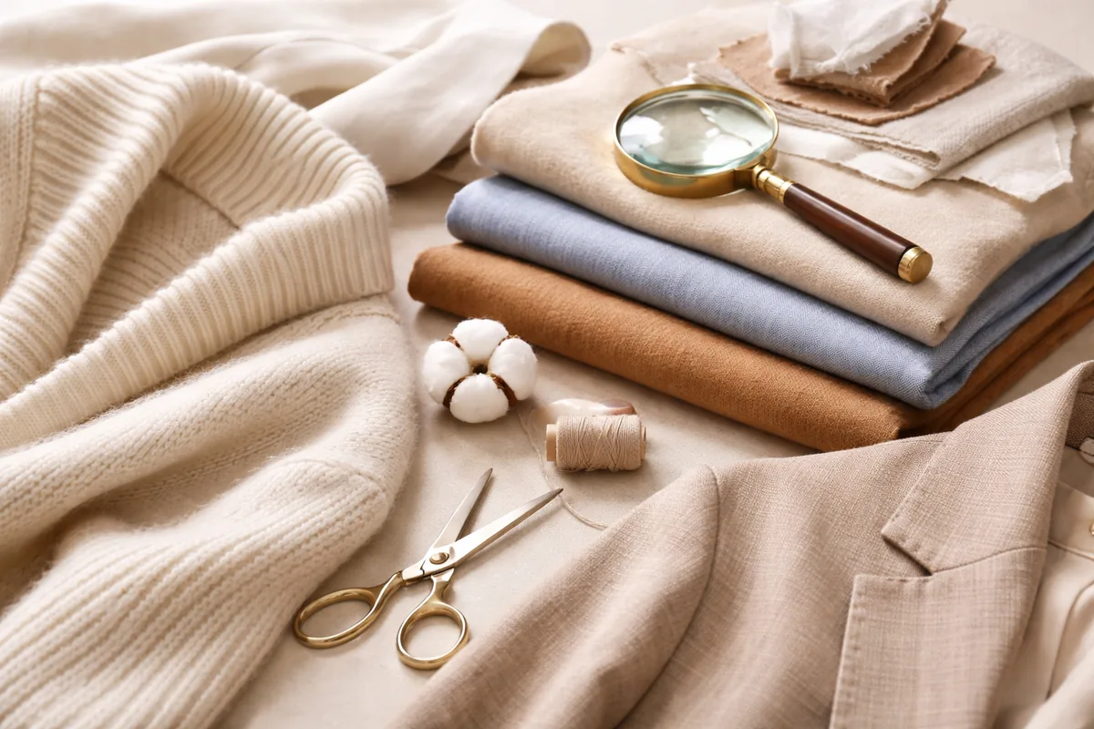 Comment identifier les matières de qualité dans les vêtements
