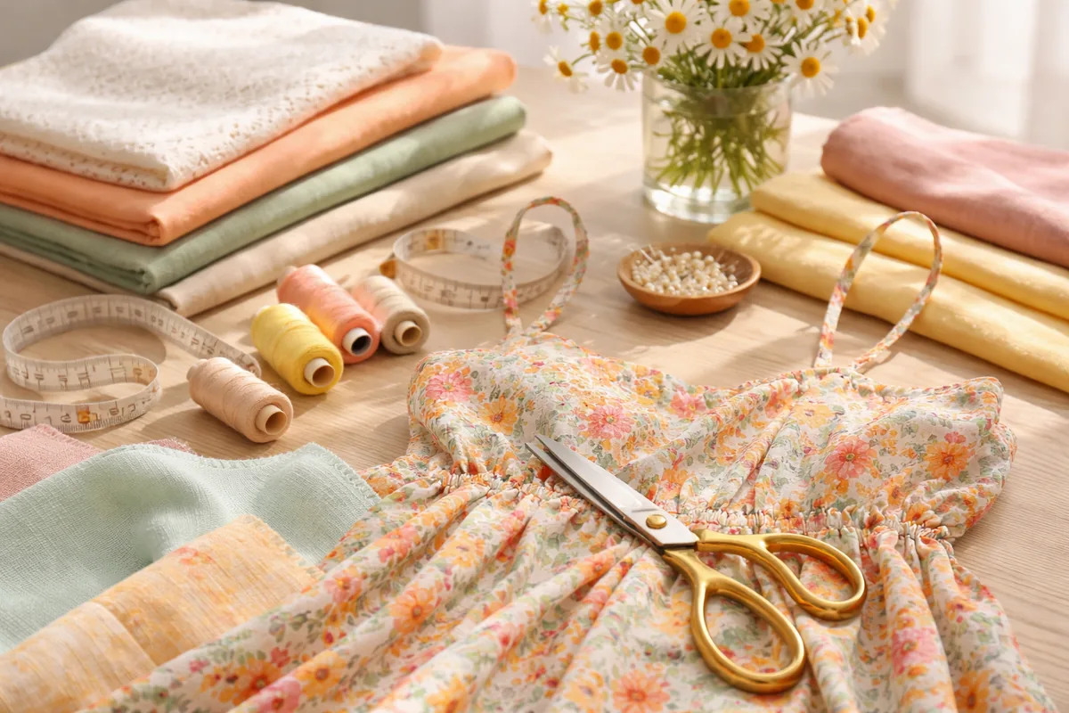 Comment choisir le bon tissu pour une robe d'été
