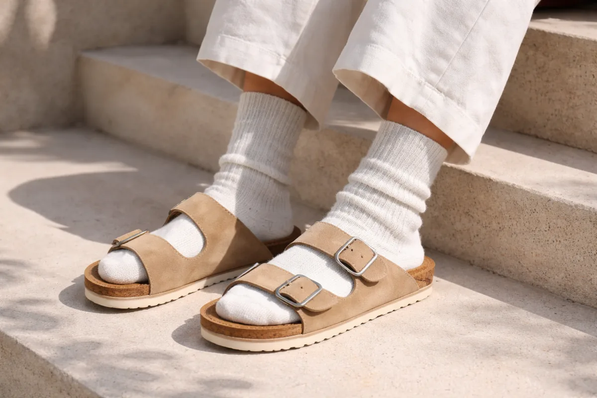 Peut-on porter des sandales avec des chaussettes sans faute de goût