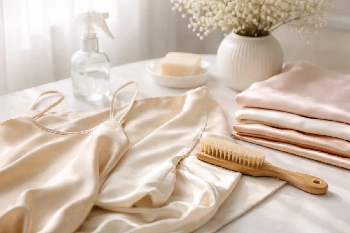Comment entretenir correctement des vêtements en soie